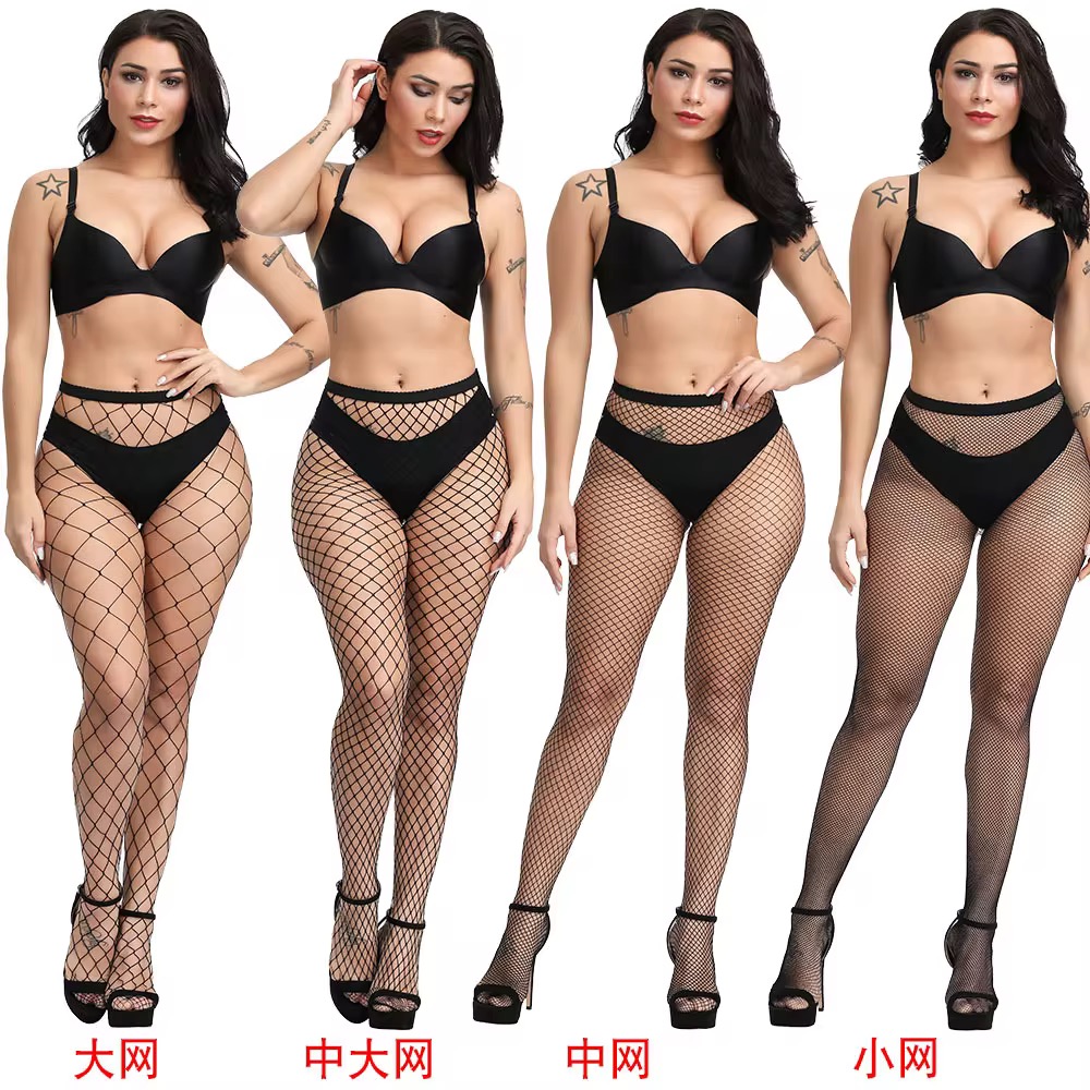 Collant résille long élégant et tendance